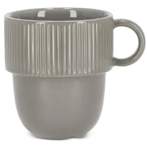 Sagaform Inka mok met oor 270ml grijs