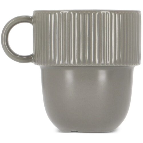 Sagaform Inka mok met oor 270ml grijs