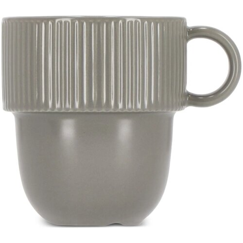 Sagaform Inka mok met oor 270ml grijs