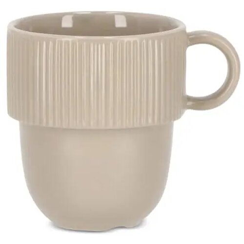 Sagaform Inka mok met oor 270ml licht grijs