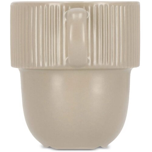 Sagaform Inka mok met oor 270ml licht grijs