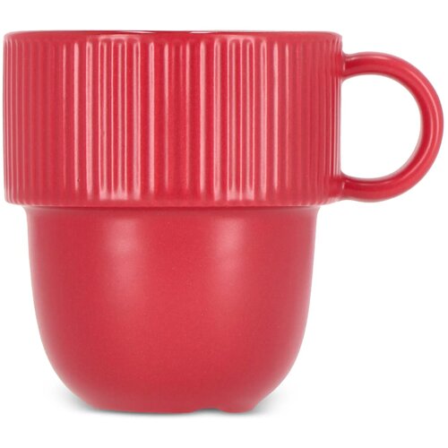 Sagaform Inka mok met oor 270ml rood