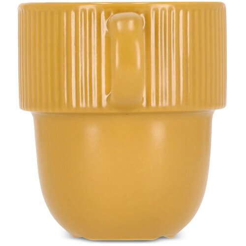 Sagaform Inka mok met oor 270ml geel