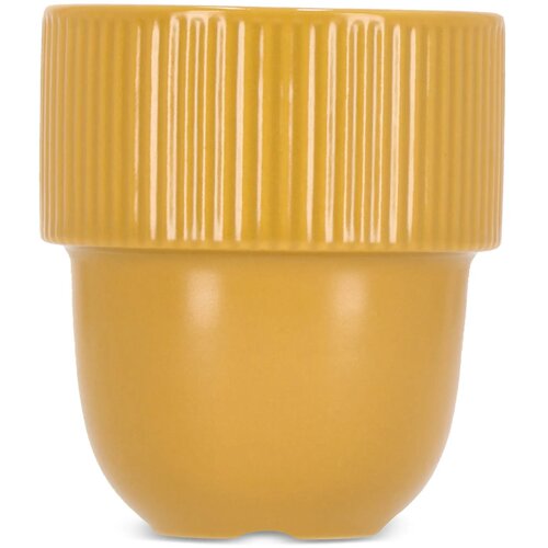Sagaform Inka mok met oor 270ml geel