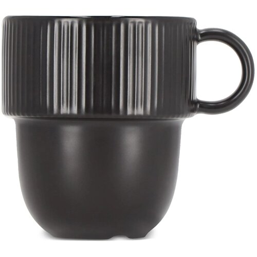 Sagaform Inka mok met oor 270ml zwart