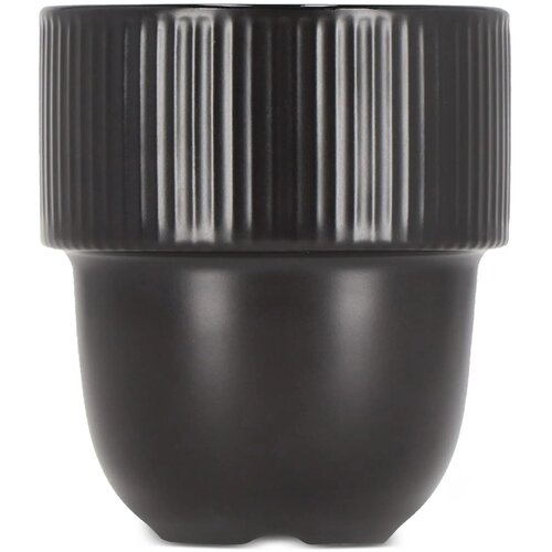 Sagaform Inka mok met oor 270ml zwart