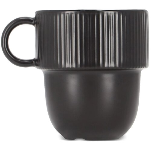 Sagaform Inka mok met oor 270ml zwart