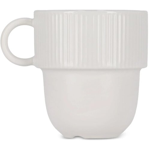 Sagaform Inka mok met oor 270ml wit