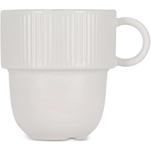 Sagaform Inka mok met oor 270ml wit