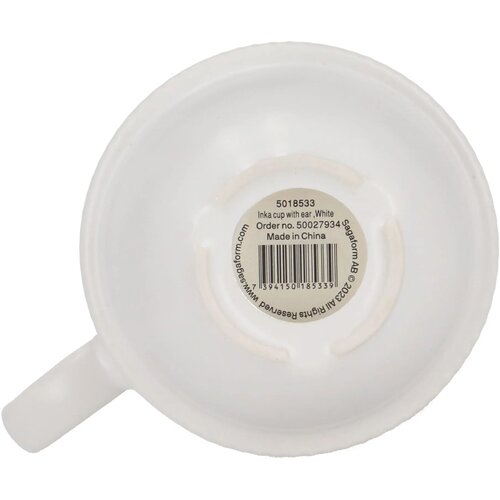 Sagaform Inka mok met oor 270ml wit