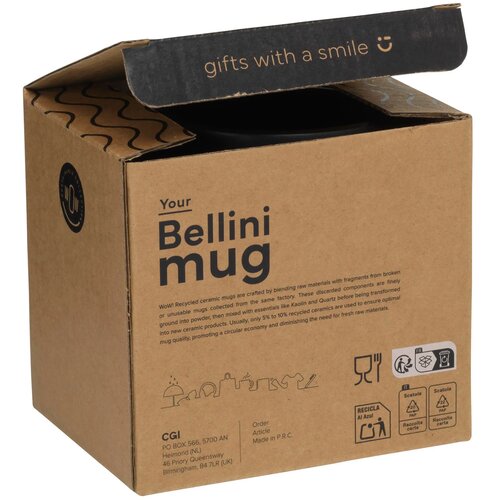 Bellini Mug Black 330 Ml Mok 330 ml 330 ml