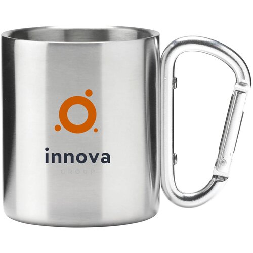 Carabiner Rcs Outdoor Mug 220 Ml Mok Zilver